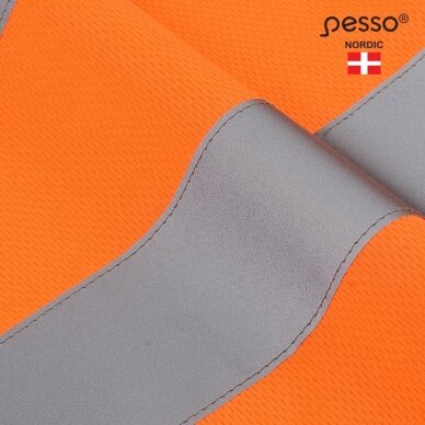 Polo marškinėliai PESSO HVPOR, Hi-vis, oranžiniai 3