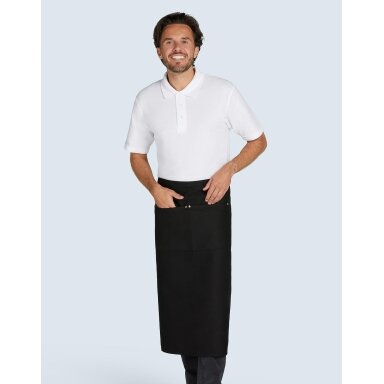 Medvilninė SG JG16P-CA-Bistro prijuostė su kišenėmis Medvilninė SG JG16P-CA-Bistro prijuostė su kišenėmis