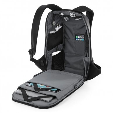 Kuprinė Quadra QD925 su integruotu USB krovimui 15.6" 4 Kuprinė Quadra QD925 su integruotu USB krovimui 15.6" 4