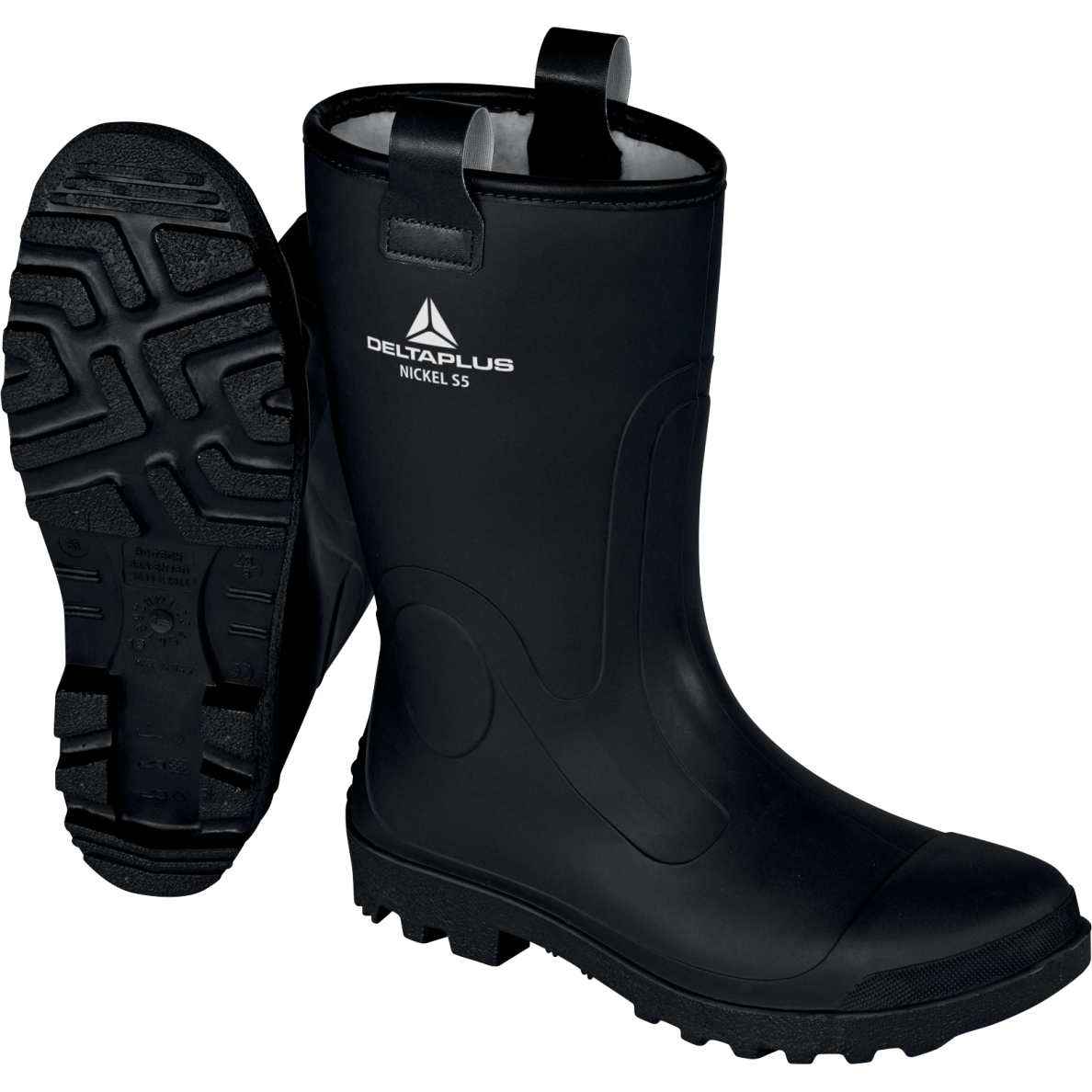Apsauginiai DELTAPLUS NICKELS5 PVC batai su kailiniu pamušalu