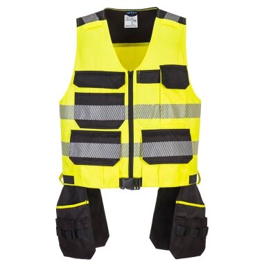 Gero matomumo PORTWEST PW308 1 klasės liemenė įrankiams
