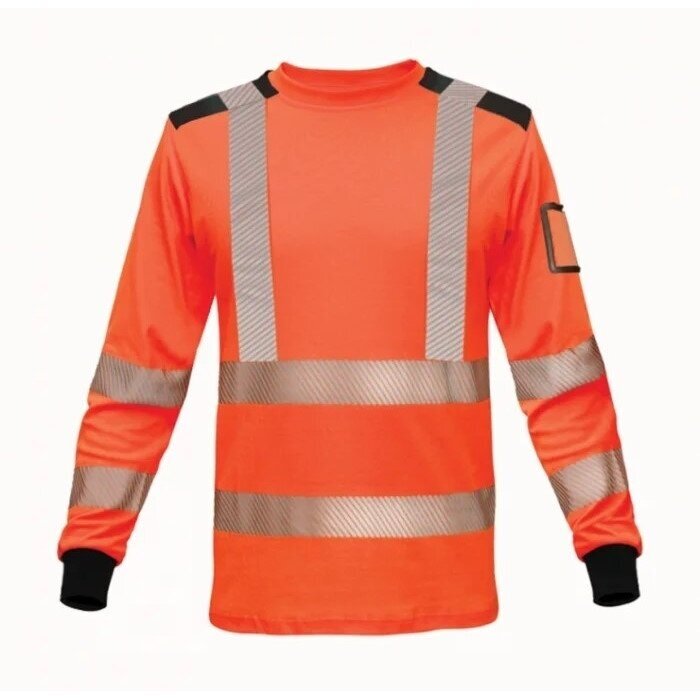 Gerai matomi BoSafety TS-RICOLONG-C3-0400 Hi-vis marškinėliai ilgomis rankovėmis 5 Gerai matomi BoSafety TS-RICOLONG-C3-0400 Hi-vis marškinėliai ilgomis rankovėmis 5