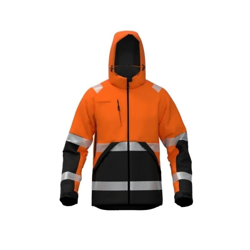 Šilta gerai matoma Softshell BoSafety WJ-VALENCIA-C2-0402 striukė 17