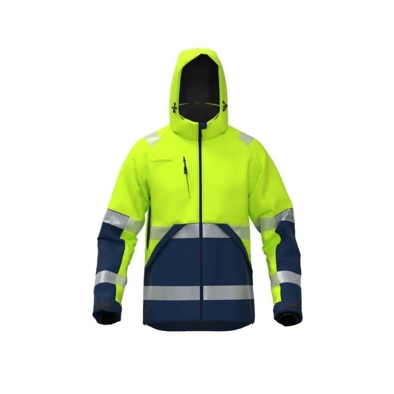Šilta gerai matoma Softshell BoSafety WJ-VALENCIA-C2-0402 striukė 30