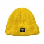Šilta  kepurė PESSO KPH, geltona su atšv.siūlais