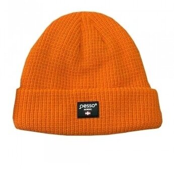 Šilta  kepurė PESSO KPH, oranžinė su atšv.siūlais