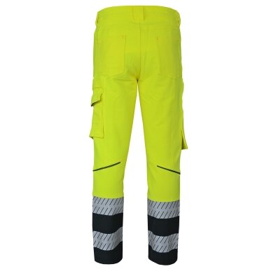 Signalinės KLN-HFT23909 Ultra Stretch darbo kelnės, geltonos