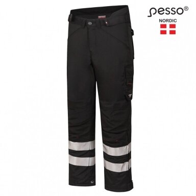 Šiltos kelnės Pesso SKIPPER, juodos