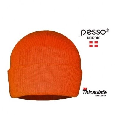 Šilta kepurė Pesso Thinsulate, HI-VIS oranžinė