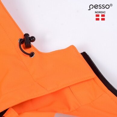 Šilta, ryškaus matomumo softshell Pesso CALGARY striukė, oranžinė 18