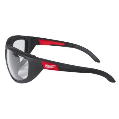 Skaidrūs apsauginiai akiniai MILWAUKEE Premium