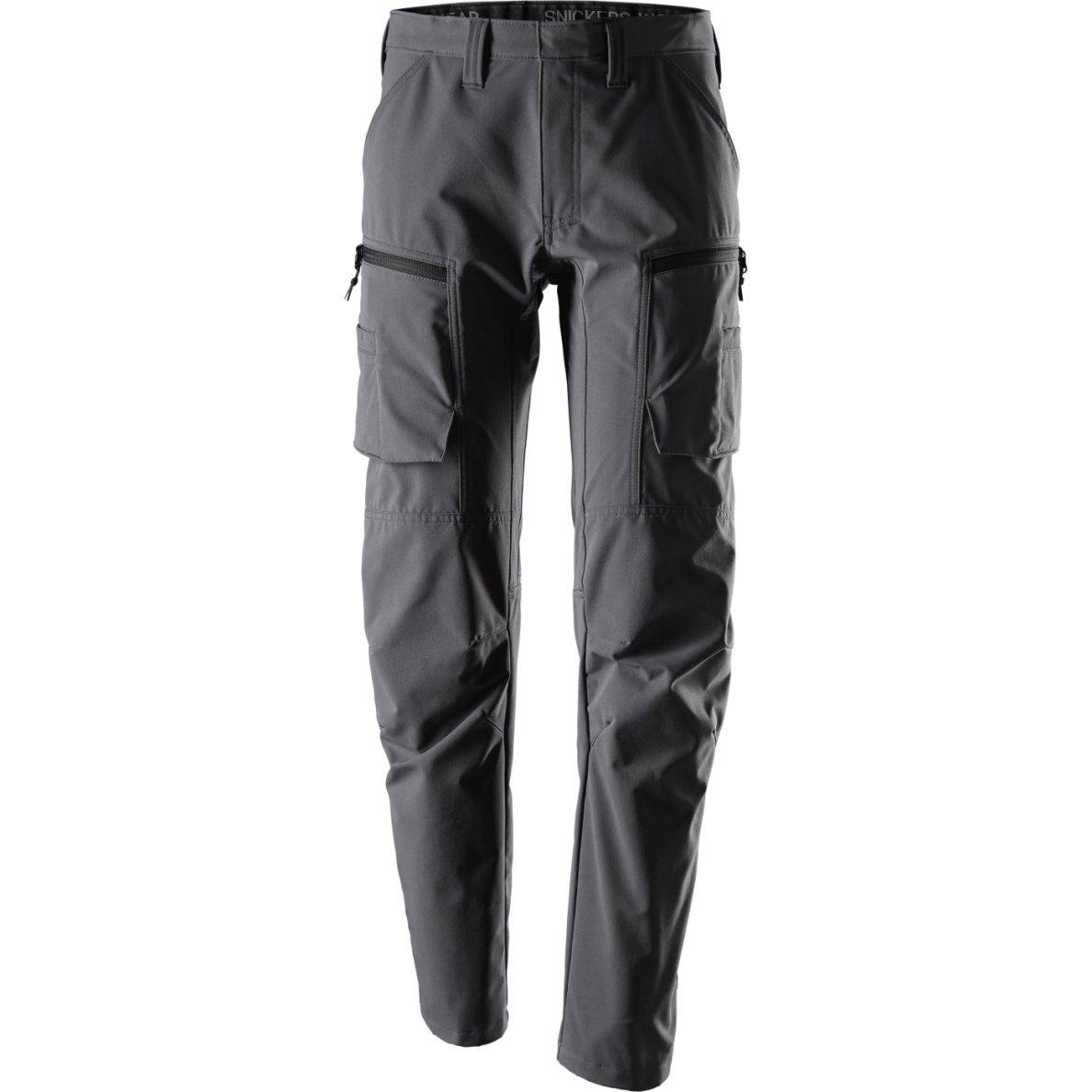 SNICKERS WORKWEAR ServiceLine Stretch 6410 darbo kelnės su šlaunų kišenėmis, pilkos