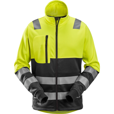 SNICKERS WORKWEAR AllroundWork Hi-Vis 8035 fliso džemperis, klasė 2, geltonas SNICKERS WORKWEAR AllroundWork Hi-Vis 8035 fliso džemperis, klasė 2, geltonas