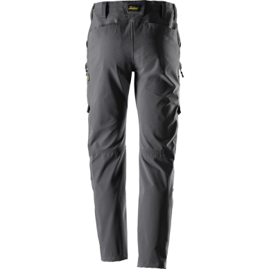 SNICKERS WORKWEAR ServiceLine Stretch 6410 darbo kelnės su šlaunų kišenėmis, pilkos 1