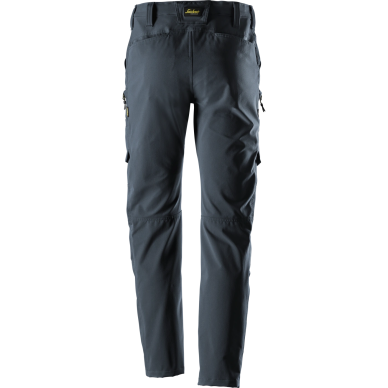 SNICKERS WORKWEAR ServiceLine Stretch 6410 darbo kelnės su šlaunų kišenėmis, tamsiai mėlynos 1