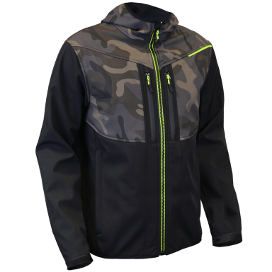 Softshell CAMO STRETCH darbo striukė Softshell CAMO STRETCH darbo striukė