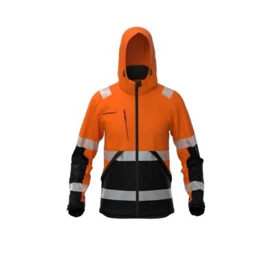 Gerai matomas Softshell BoSafety JK-VALENCIA-C2-0405 striukė Gerai matomas Softshell BoSafety JK-VALENCIA-C2-0405 striukė