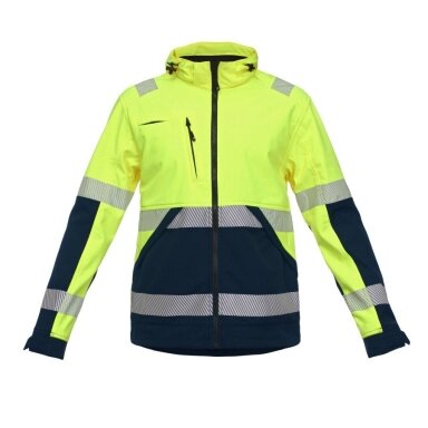 Gerai matomas Softshell BoSafety JK-VALENCIA-C2-0405 striukė Gerai matomas Softshell BoSafety JK-VALENCIA-C2-0405 striukė