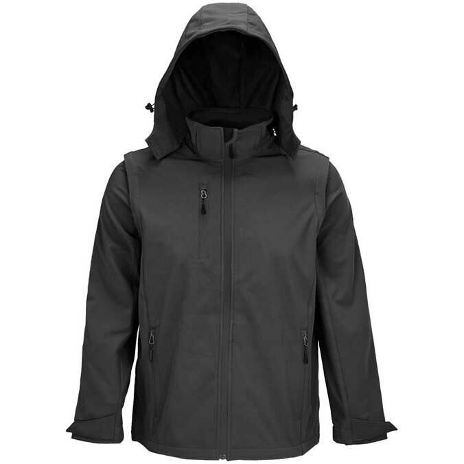 Softshell striukė SOL'S FALCON 3IN1 su nuimamu gobtuvu ir rankovėmis 26 Softshell striukė SOL'S FALCON 3IN1 su nuimamu gobtuvu ir rankovėmis 26