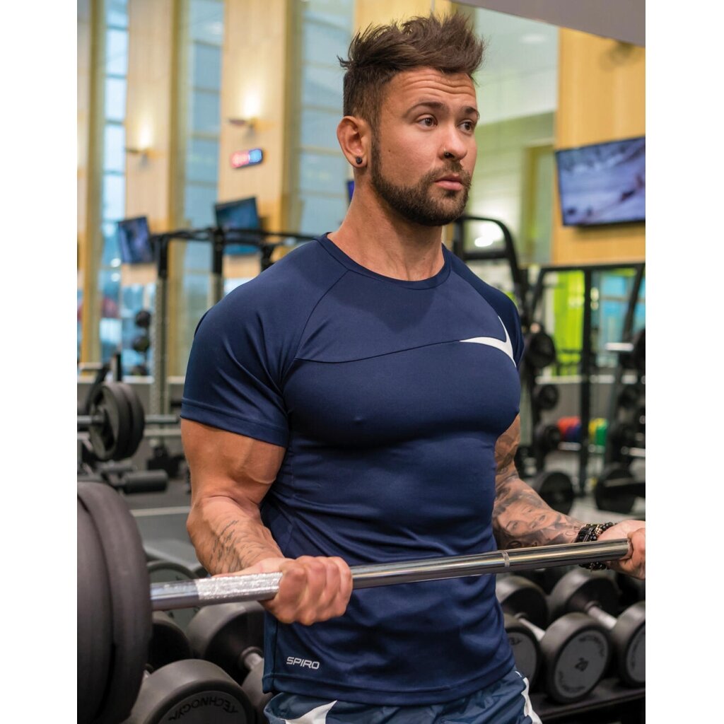 Sportiniai greitai džiūstantys Spiro S182M marškinėliai trumpomis rankovėmis 1 Sportiniai greitai džiūstantys Spiro S182M marškinėliai trumpomis rankovėmis 1