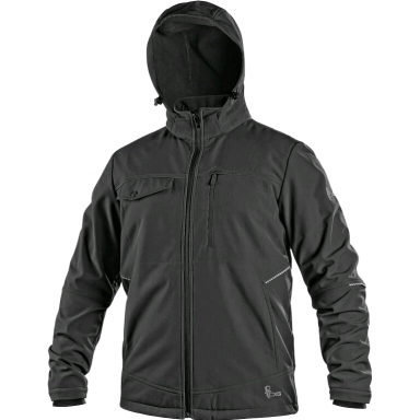 Striukė darbui CXS STRETCH Softshell, juoda Striukė darbui CXS STRETCH Softshell, juoda