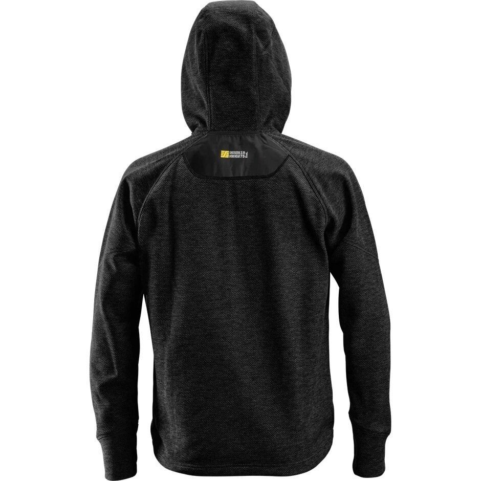 Tvirtas flisinis džemperis su kapišonu FlexiWork SNICKERS WORKWEAR 8041, juodas 3