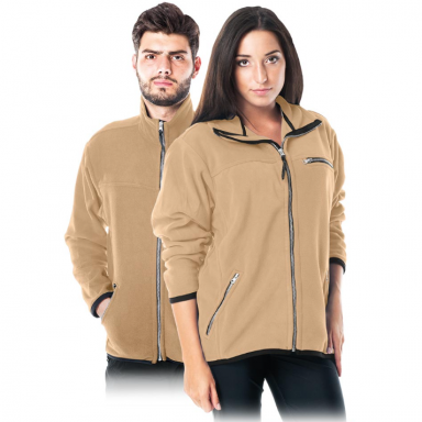 Universalus POLAR-HONEY_SE fleece džemperis, smėlio spalvos Universalus POLAR-HONEY_SE fleece džemperis, smėlio spalvos