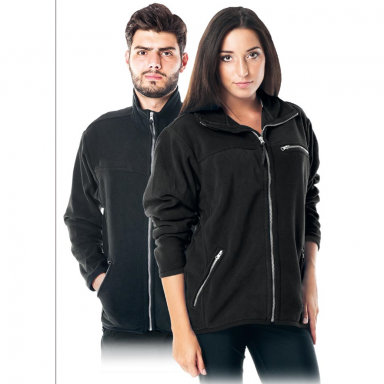 Universalus POLAR-HONEY_SE fleece džemperis, juodas Universalus POLAR-HONEY_SE fleece džemperis, juodas