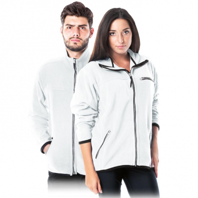 Universalus POLAR-HONEY_SE fleece džemperis, baltas Universalus POLAR-HONEY_SE fleece džemperis, baltas