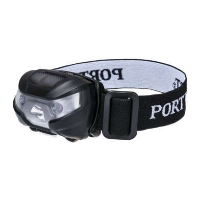 USB pakraunamas PORTWEST PA71 galvos žibintuvėlis USB pakraunamas PORTWEST PA71 galvos žibintuvėlis