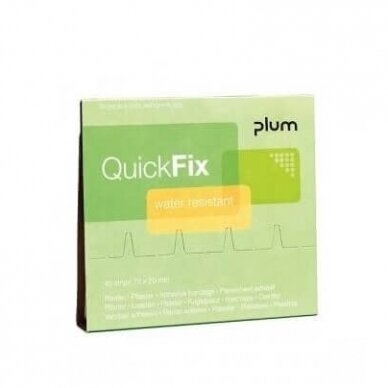 Vandeniui atsparūs pleistrai PLUM QuickFix 45vnt. Vandeniui atsparūs pleistrai PLUM QuickFix 45vnt.