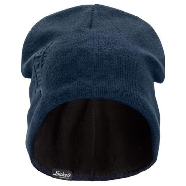 Vėjo nepraleidžianti megzta SNICKERS WORKWEAR 9031 kepurė, mėlyna