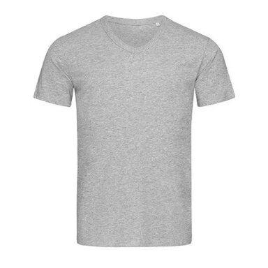 Vyriški Stedman ST9010 marškinėliai su v formos iškirpte, grey heather