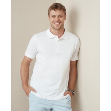 Vyriški Stedman ST9060 polo marškinėliai, white