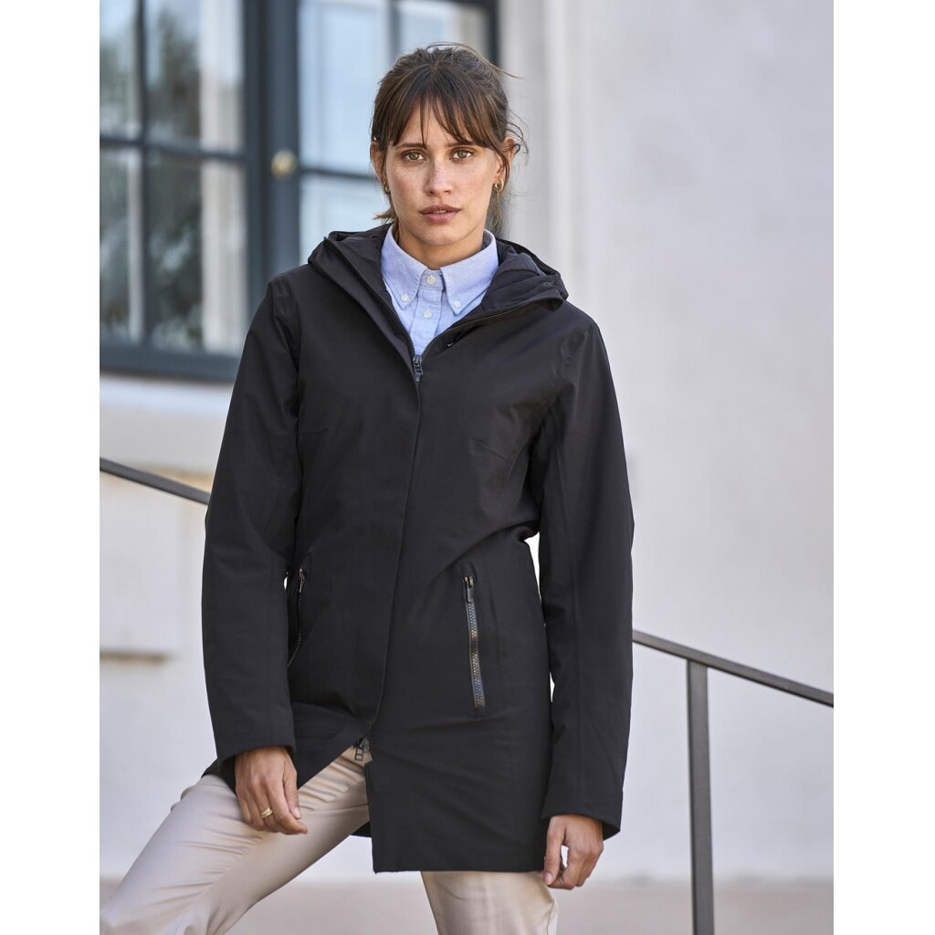 Moteriška vandeniui ir vėjui atspari Tee Jays 9609 parka 1