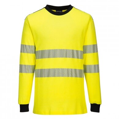 Liepsnai atsparūs gero matomumo sportiniai marškinėliai Portwest FR701 5