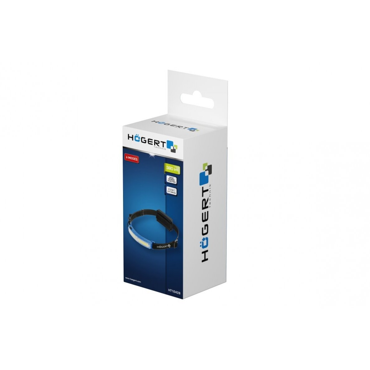 XPG LED-COB lempa HT1E428 ant galvos 380LM (1200mAh) įkraunama 1 XPG LED-COB lempa HT1E428 ant galvos 380LM (1200mAh) įkraunama 1