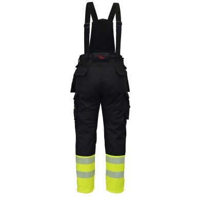 Žieminės Softshell kelnės REFLEX KLN_WINTER_DM034 su HI-VIS detalėmis