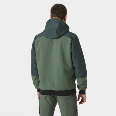 Žieminė striukė HELLY HANSEN Oxford Softsheel Winter Jacket, žalia  4