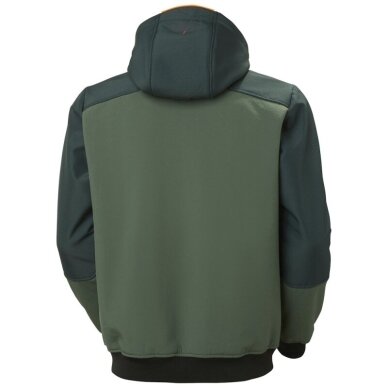 Žieminė striukė HELLY HANSEN Oxford Softsheel Winter Jacket, žalia  1