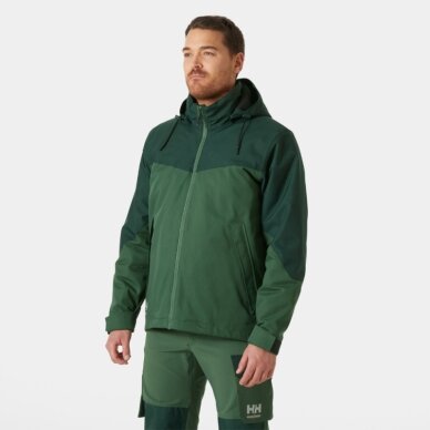 Žieminė striukė HELLY HANSEN Oxford Winter Jacket, žalia 2 Žieminė striukė HELLY HANSEN Oxford Winter Jacket, žalia 2